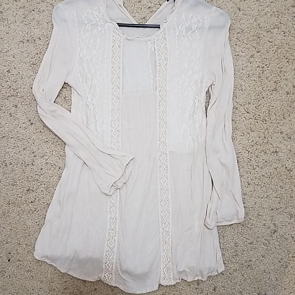 Cream colored blouse